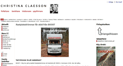 Desktop Screenshot of christinaclaesson.se